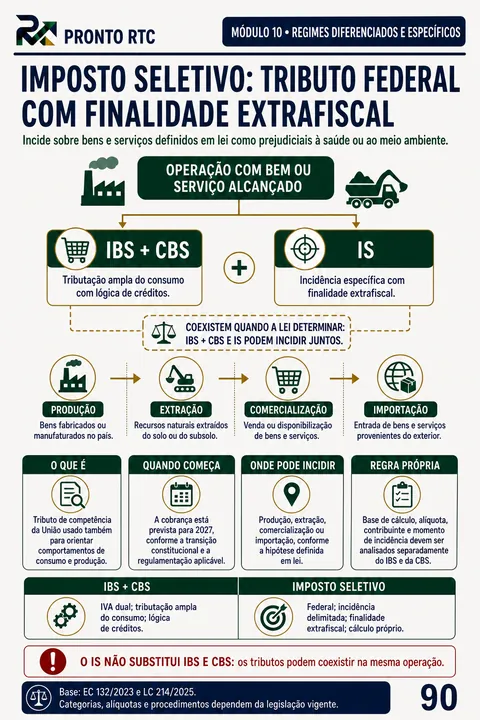 Página do guia — Imposto Seletivo